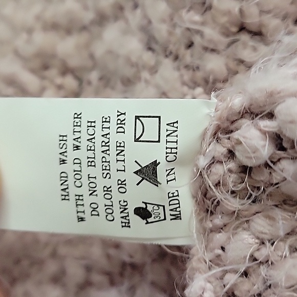 Altar’d State Pink Knitted Sweater Cardigan With Front Pockets Size S - Picture 12 of 13